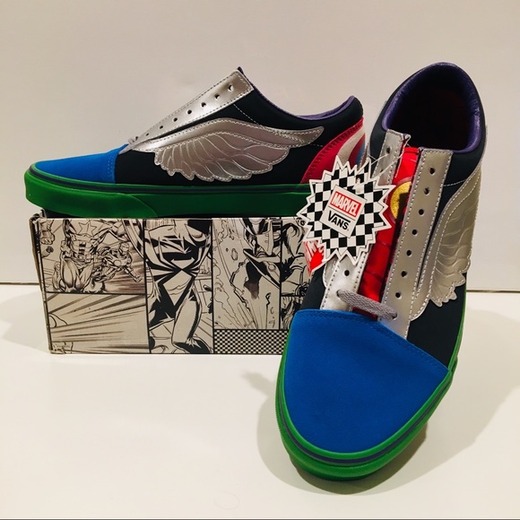Vans Other - Vans x Marvel Avengers Old Skool Men Sz 10 NWT NIB